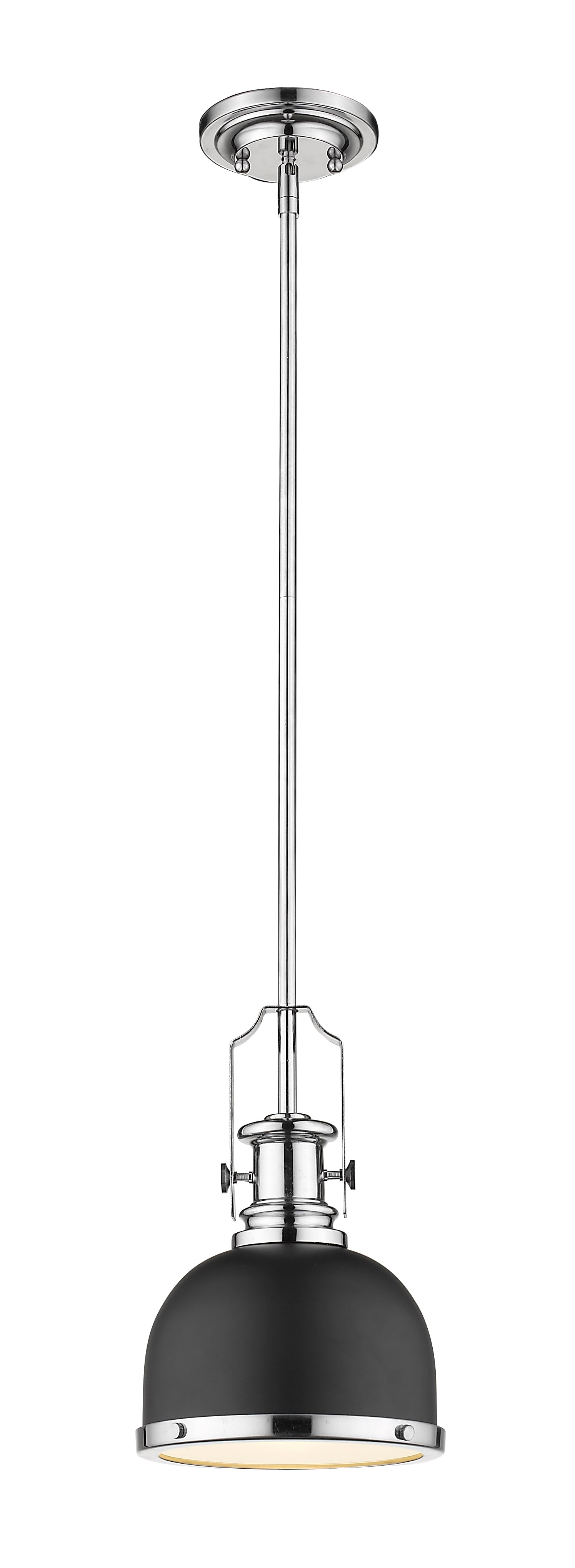 MELANGE Pendant Black, Chrome - 725MP-MB+CH | Z-LITE