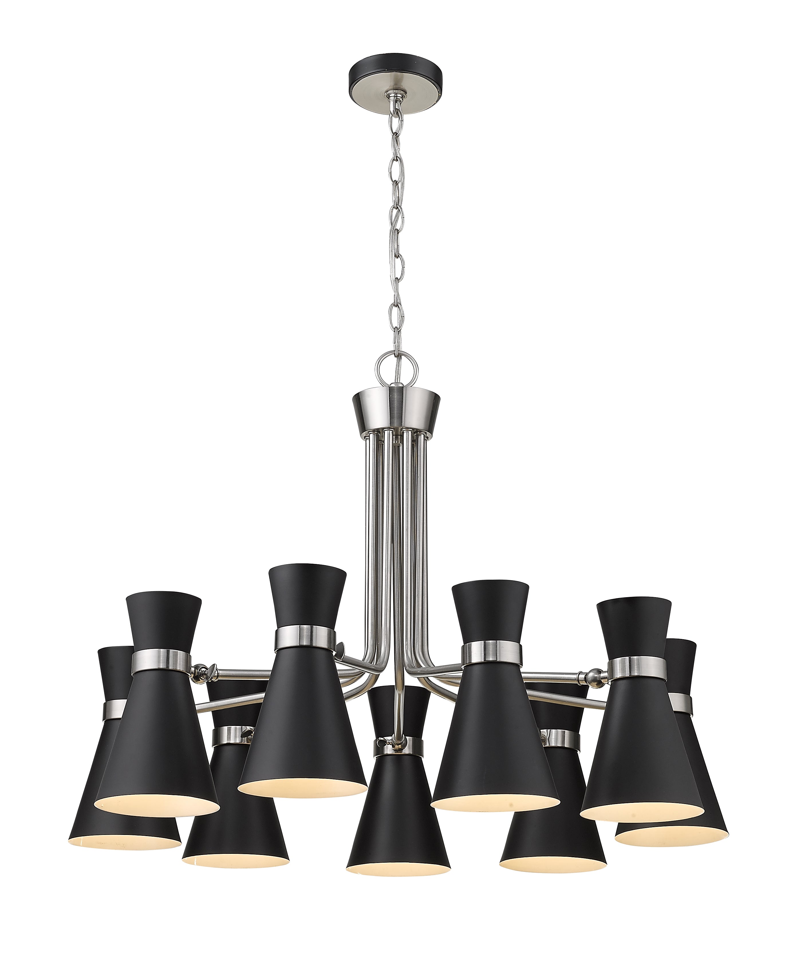 SORIANO Chandelier Noir, Nickel - 728-9MB-BN | Z-LITE