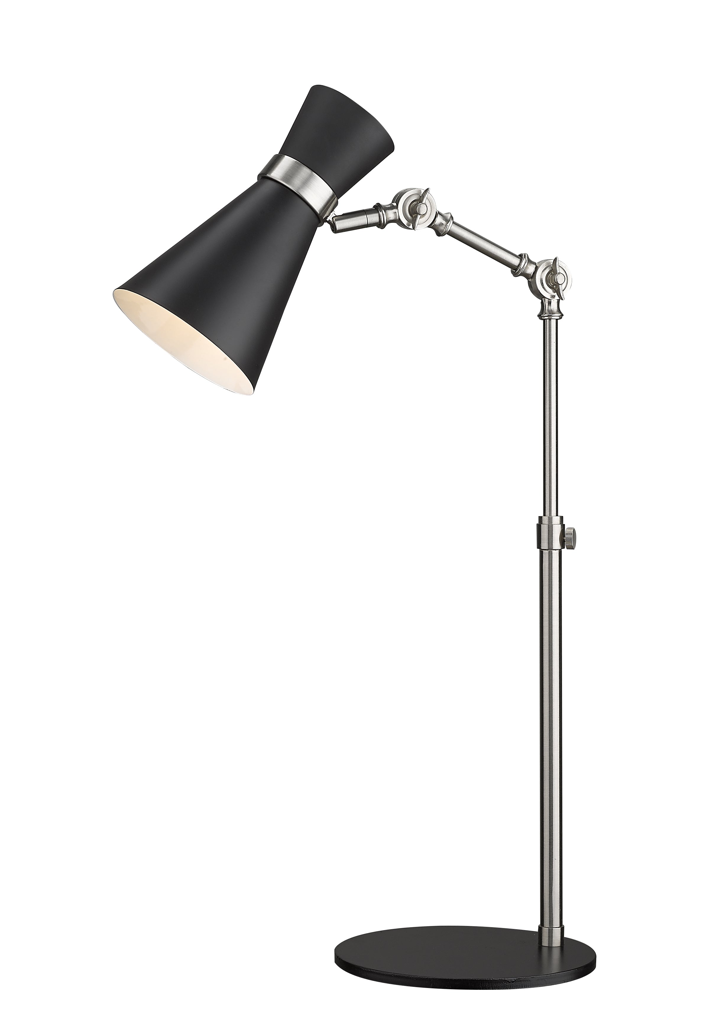 SORIANO Lampe sur table Noir, Nickel - 728TL-MB-BN | Z-LITE