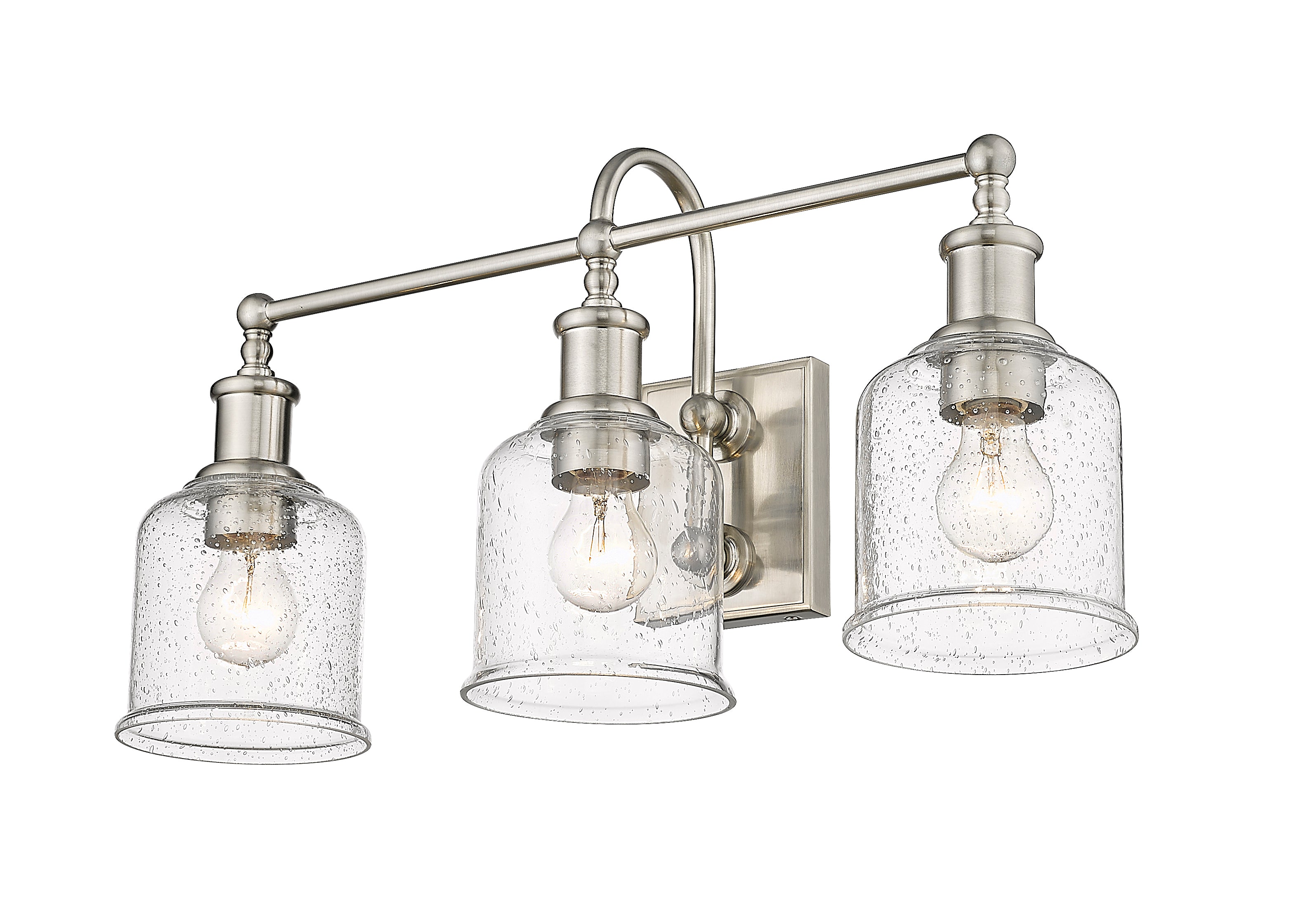 BRYANT Murale salle de bain Nickel - 734-3V-BN | Z-LITE