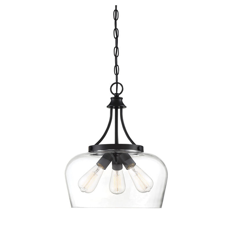 OCTAVE Pendant Black - 7-4034-3-BK | SAVOYS