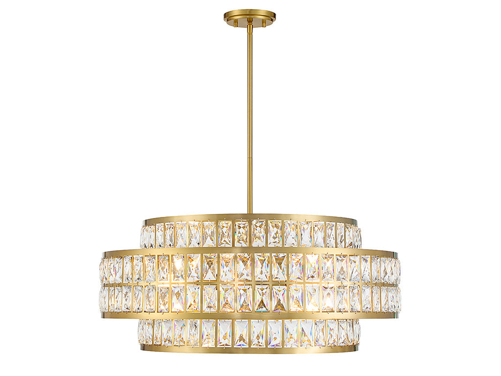 RENZO Chandelier Or - 7-9048-6-322 | SAVOYS