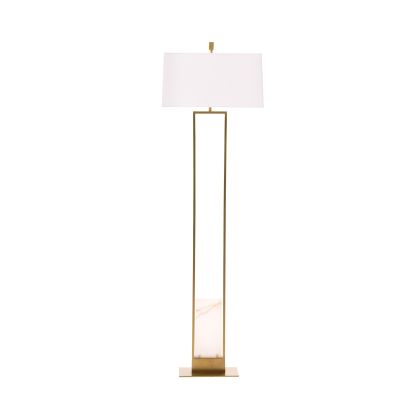Floor lamp Gold, White - 79831-565 | ARTERIORS