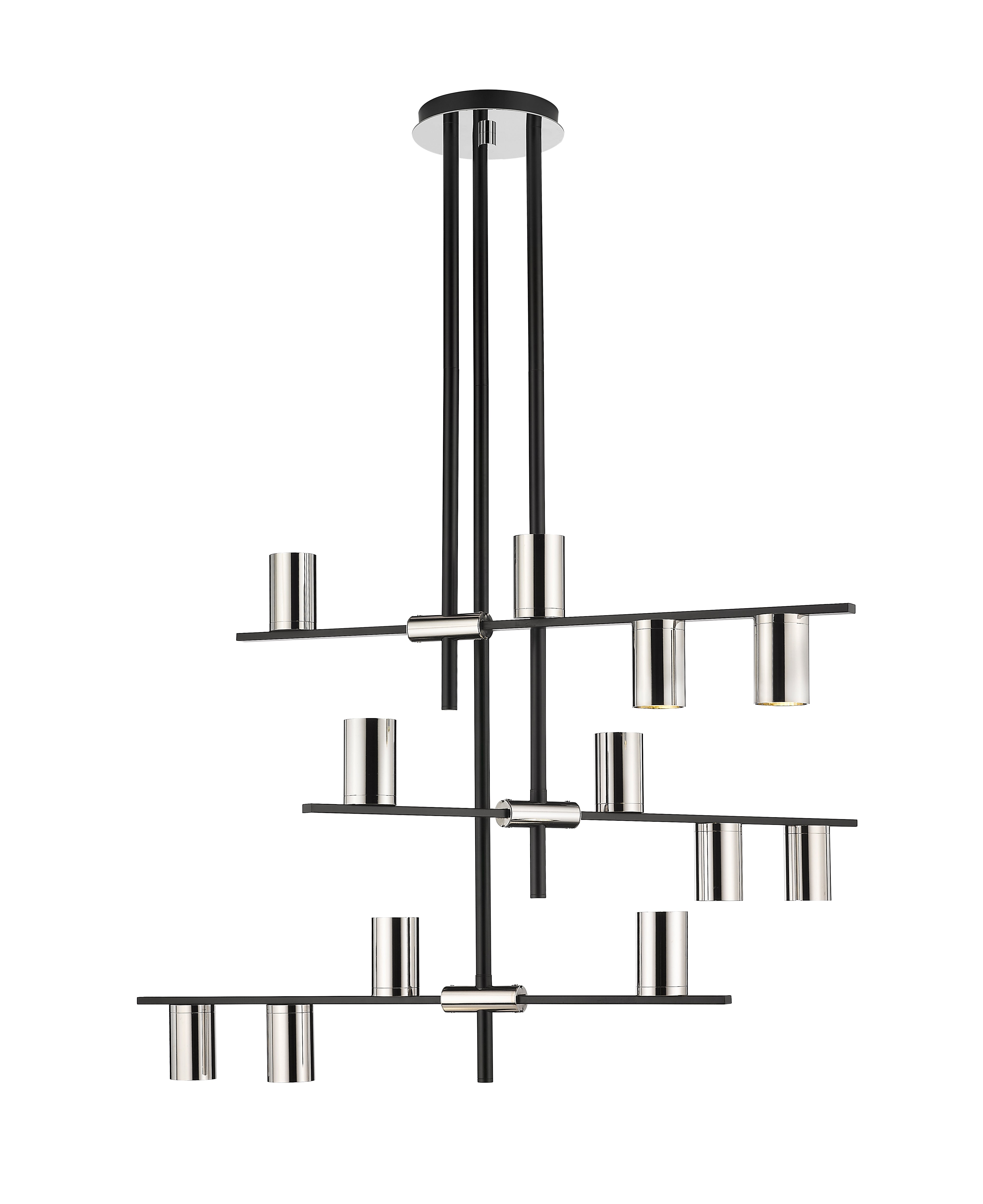 CALUMET Suspension Noir, Nickel - 814-12MB-PN | Z-LITE