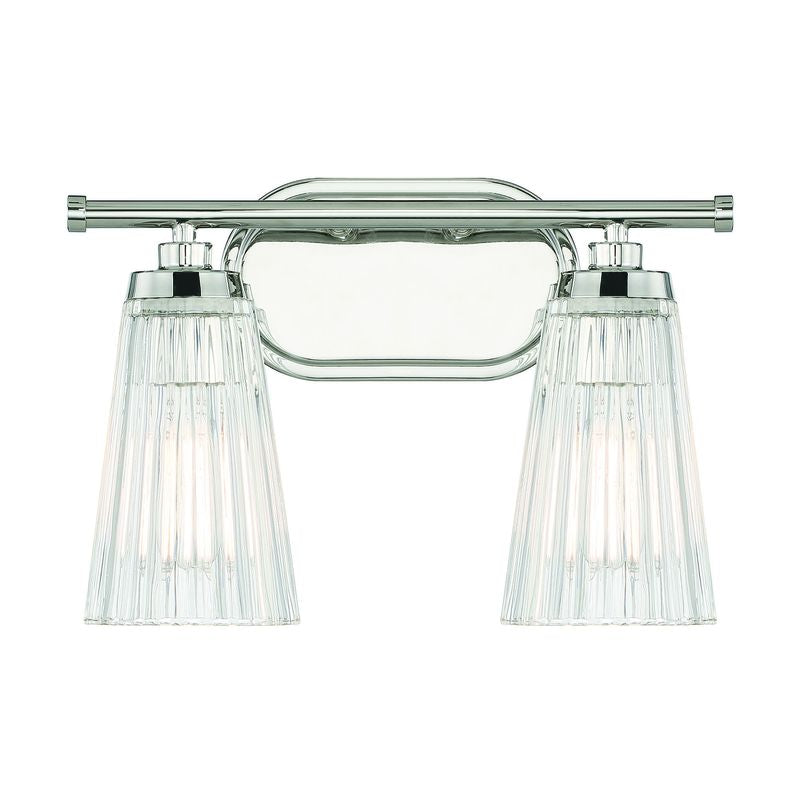 CHANTILLY Bathroom wall sconce Nickel - 8-1745-2-109 | SAVOYS