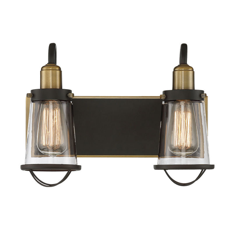 LANSING Bathroom wall sconce Bronze, Gold - 8-1780-2-79 | SAVOYS
