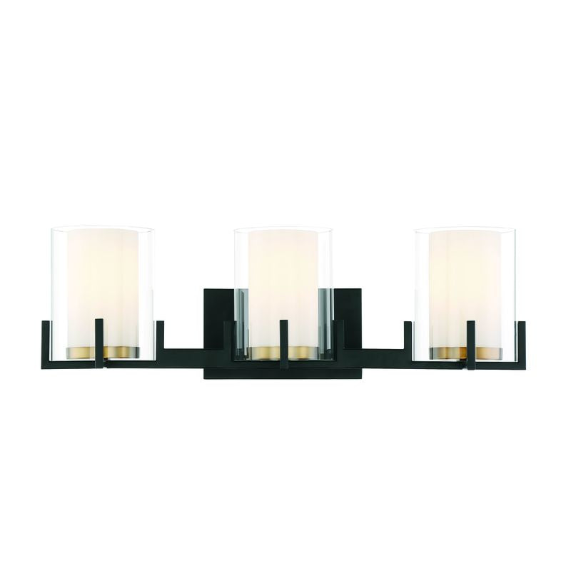 EATON Bathroom wall sconce Black, Gold - 8-1977-3-143 | SAVOYS