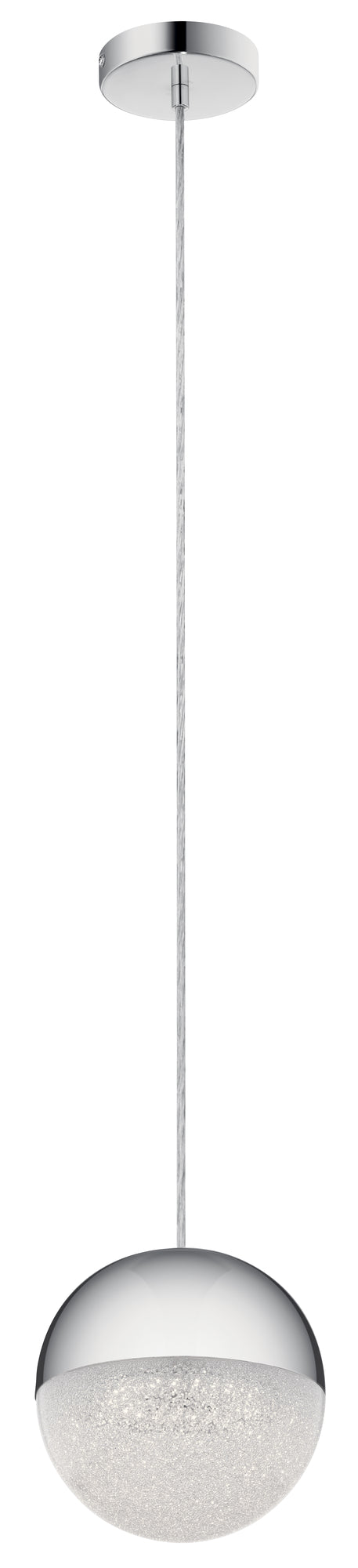 MOON-LIT Suspension simple Chrome - 83854 | ELAN