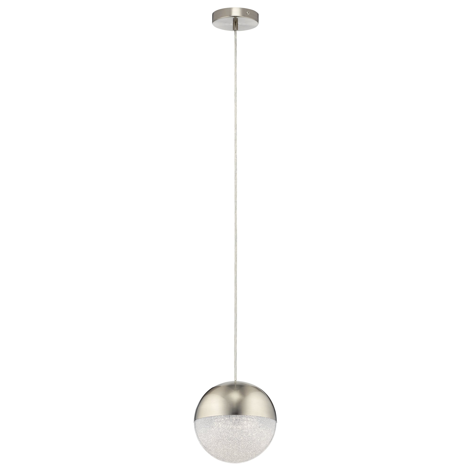 MOON-LIT Suspension simple Nickel - 83956 | ELAN