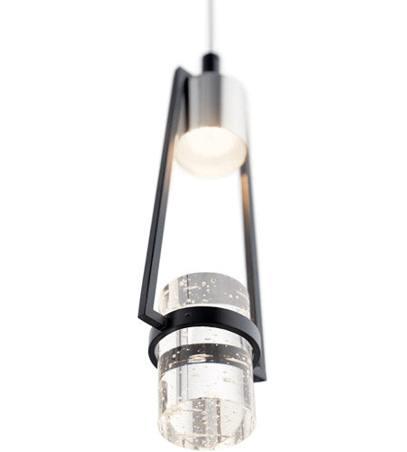 AYSE Suspension simple Nickel, Noir - 84188 | ELAN