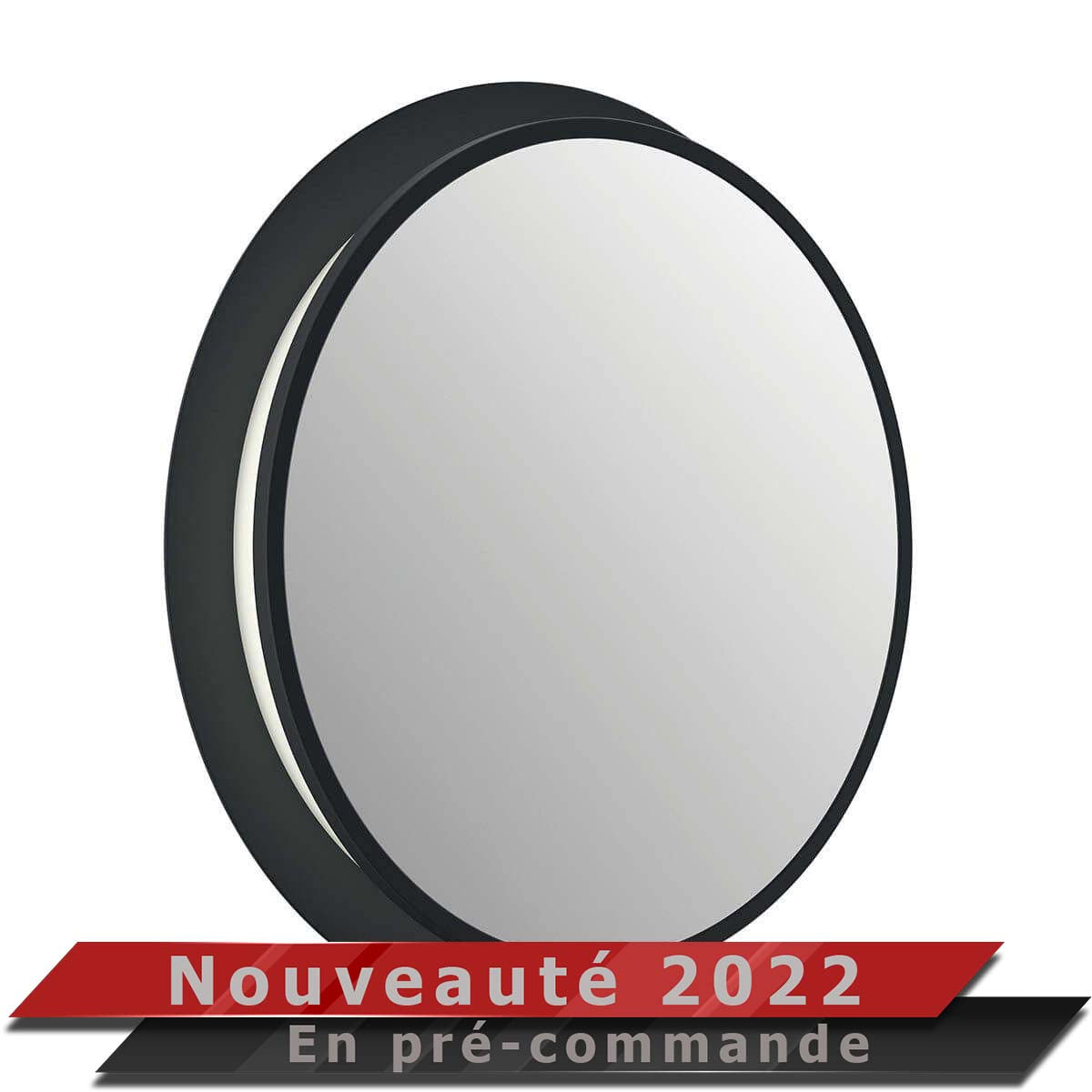 CHENNAI Miroir Noir DEL INTÉGRÉ - 86004MBK | ELAN