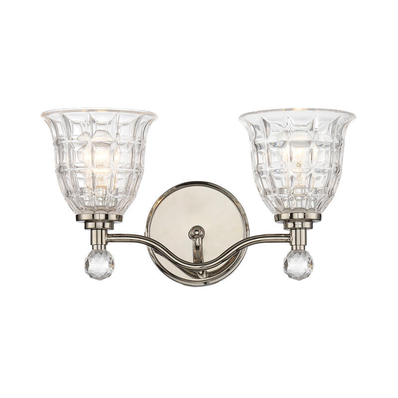 BIRONE Bathroom wall sconce Nickel - 8-880-2-109 | SAVOYS