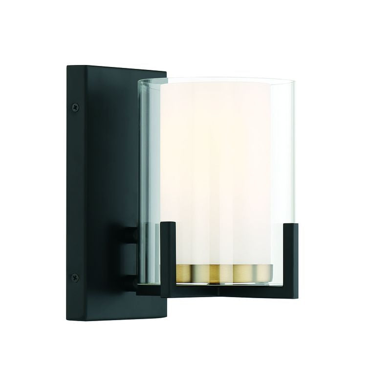 EATON Wall sconce Black, Gold - 9-1977-1-143 | SAVOYS