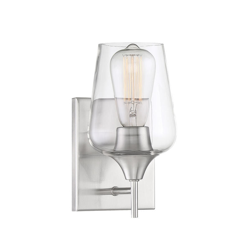 OCTAVE Wall sconce Nickel - 9-4030-1-SN | SAVOYS
