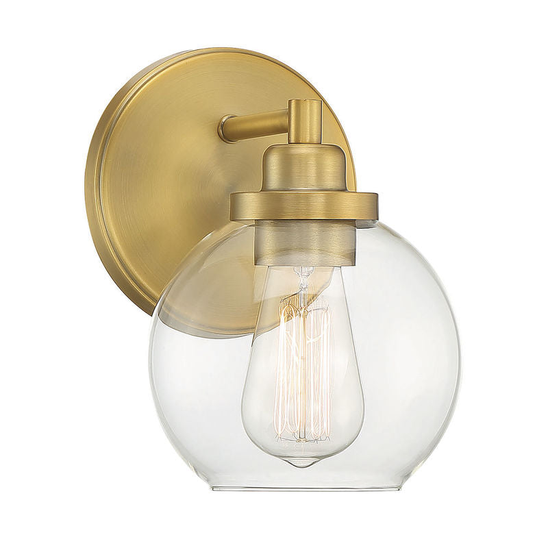 CARSON Bathroom wall sconce Gold - 9-4050-1-322 | SAVOYS