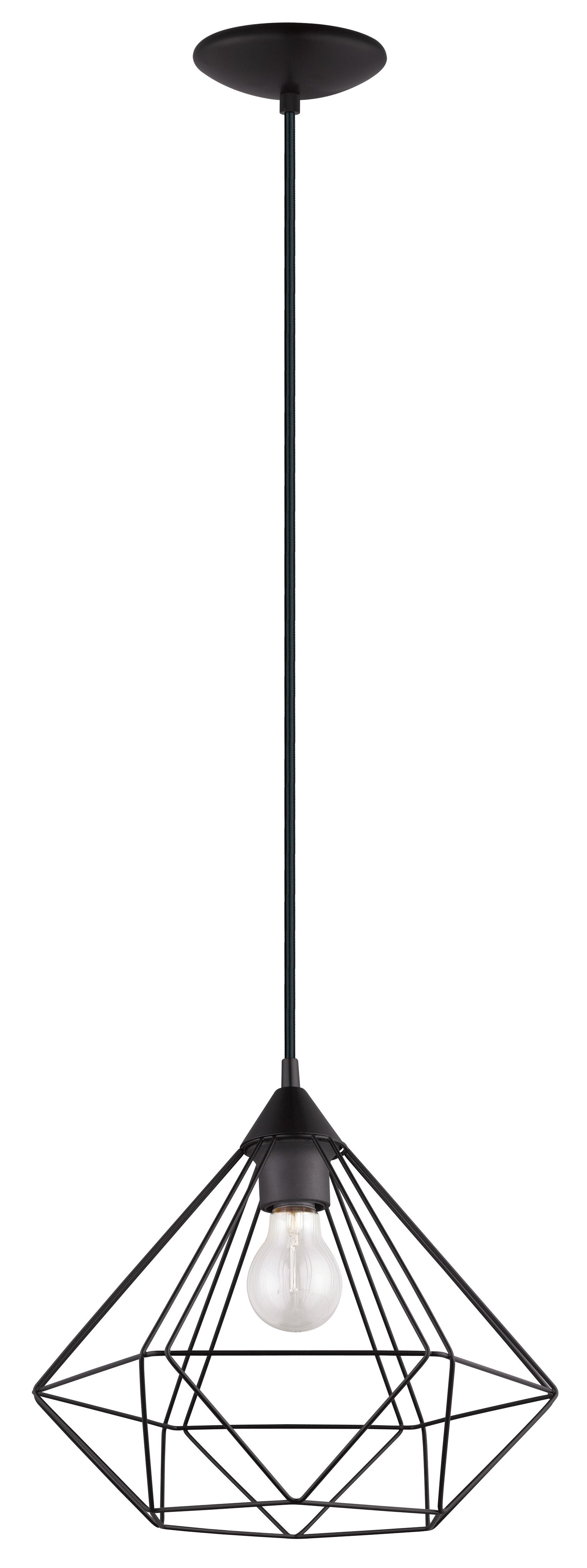 Tarbes Suspension simple Noir - 94188A | EGLO