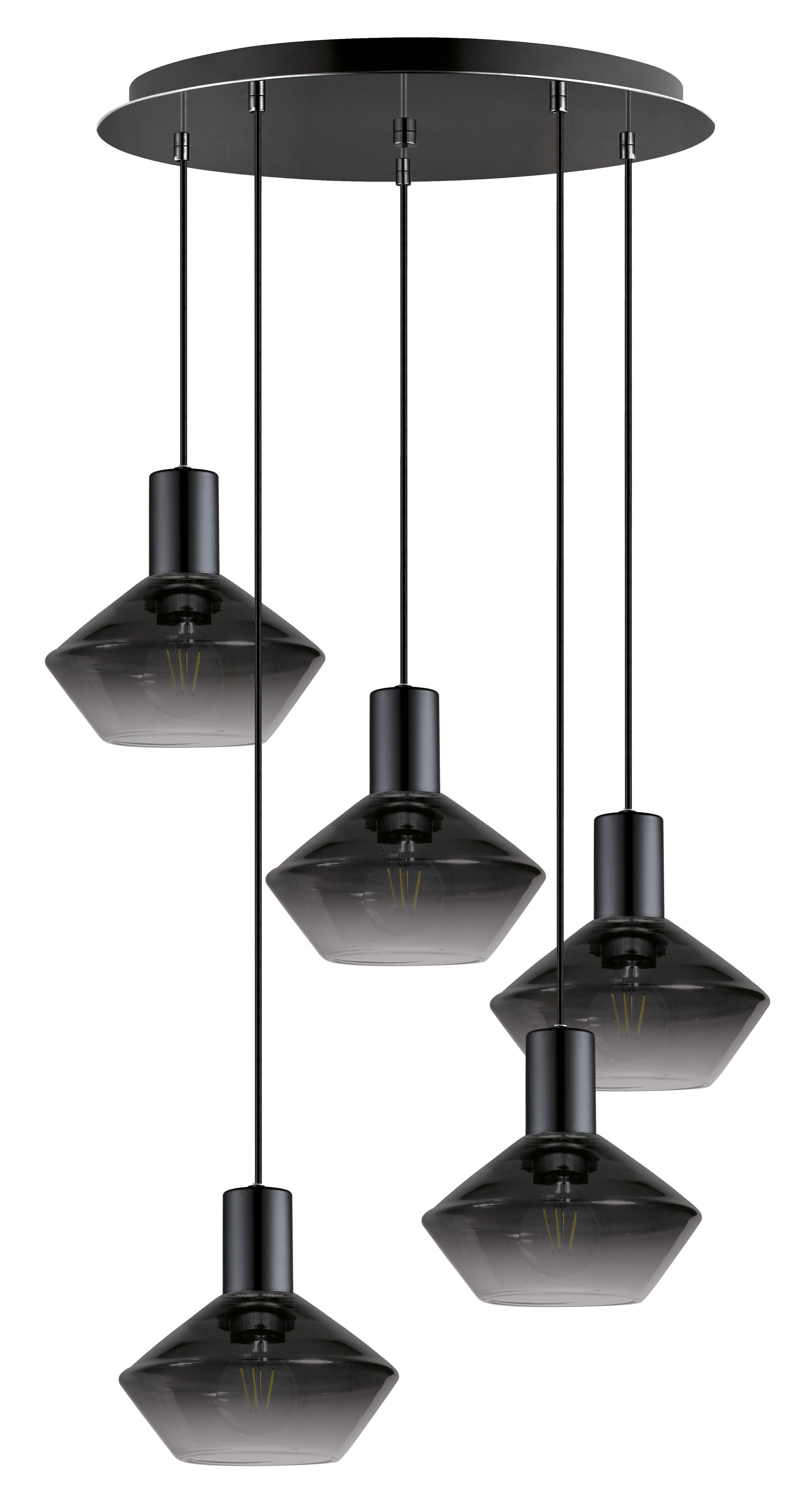 Ponzano Suspension Noir - 97425A | EGLO