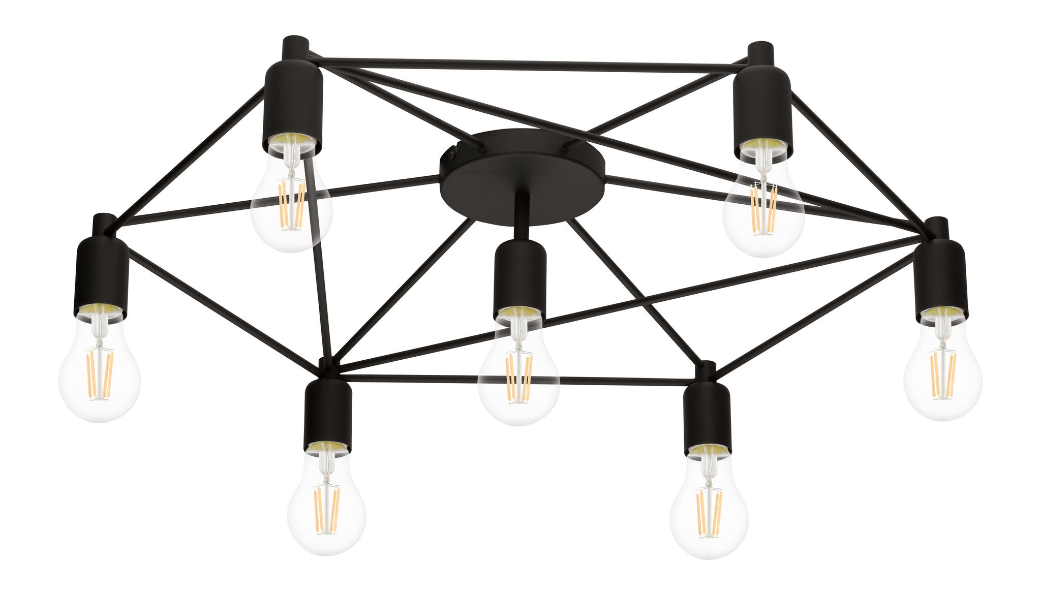 Staiti Plafonnier Noir - 97904A | EGLO