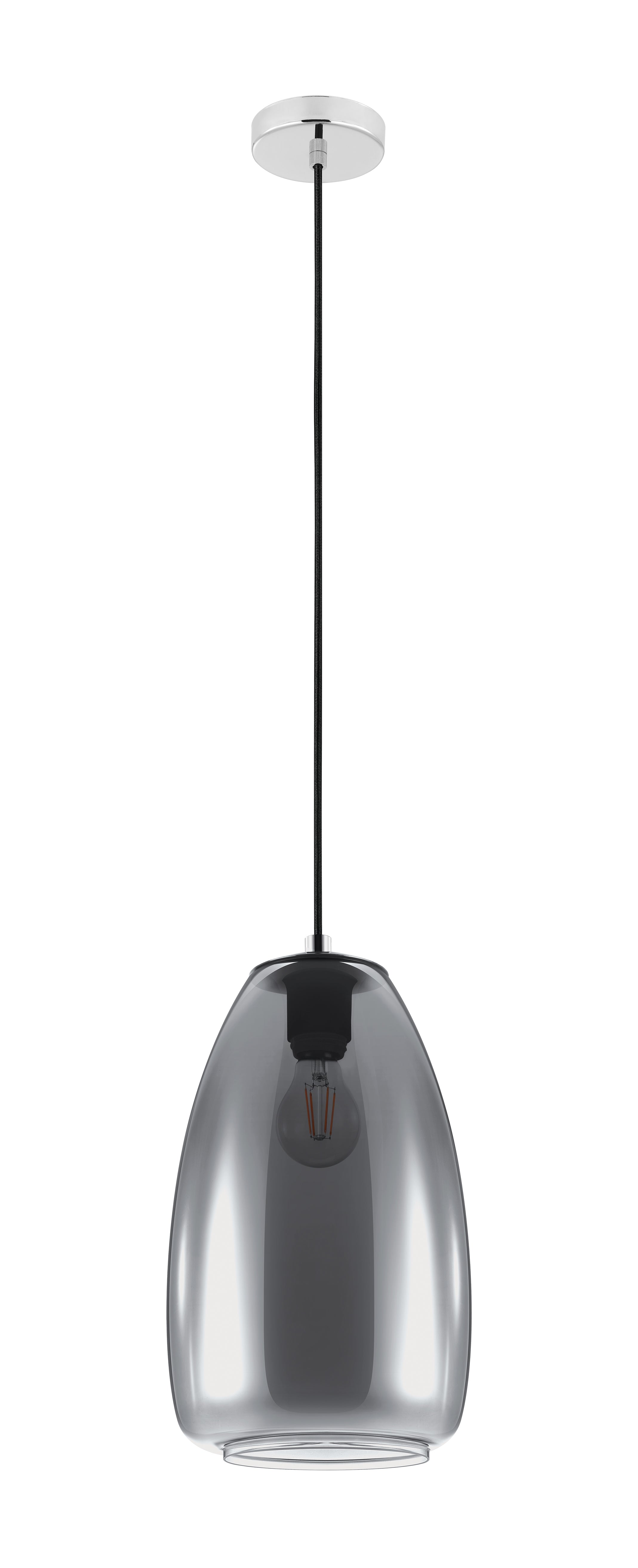 ALOBRASE Suspension simple Noir - 98615A | EGLO