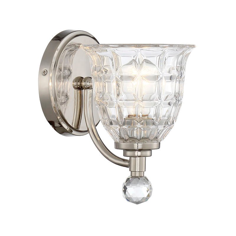 BIRONE Wall sconce Nickel - 9-880-1-109 | SAVOYS