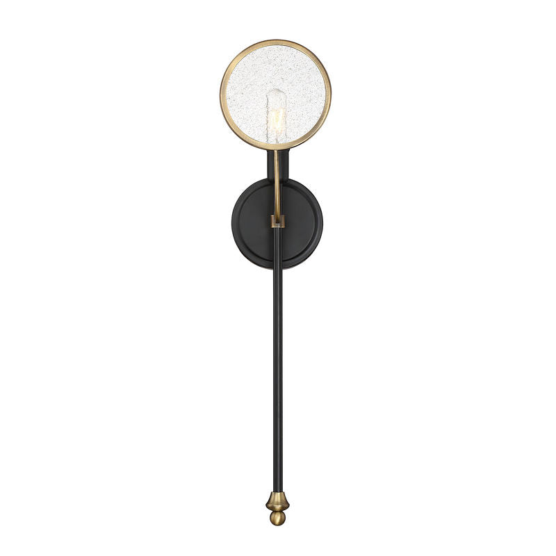 OBERYN Wall sconce Black, Gold - 9-9157-1-51 | SAVOYS