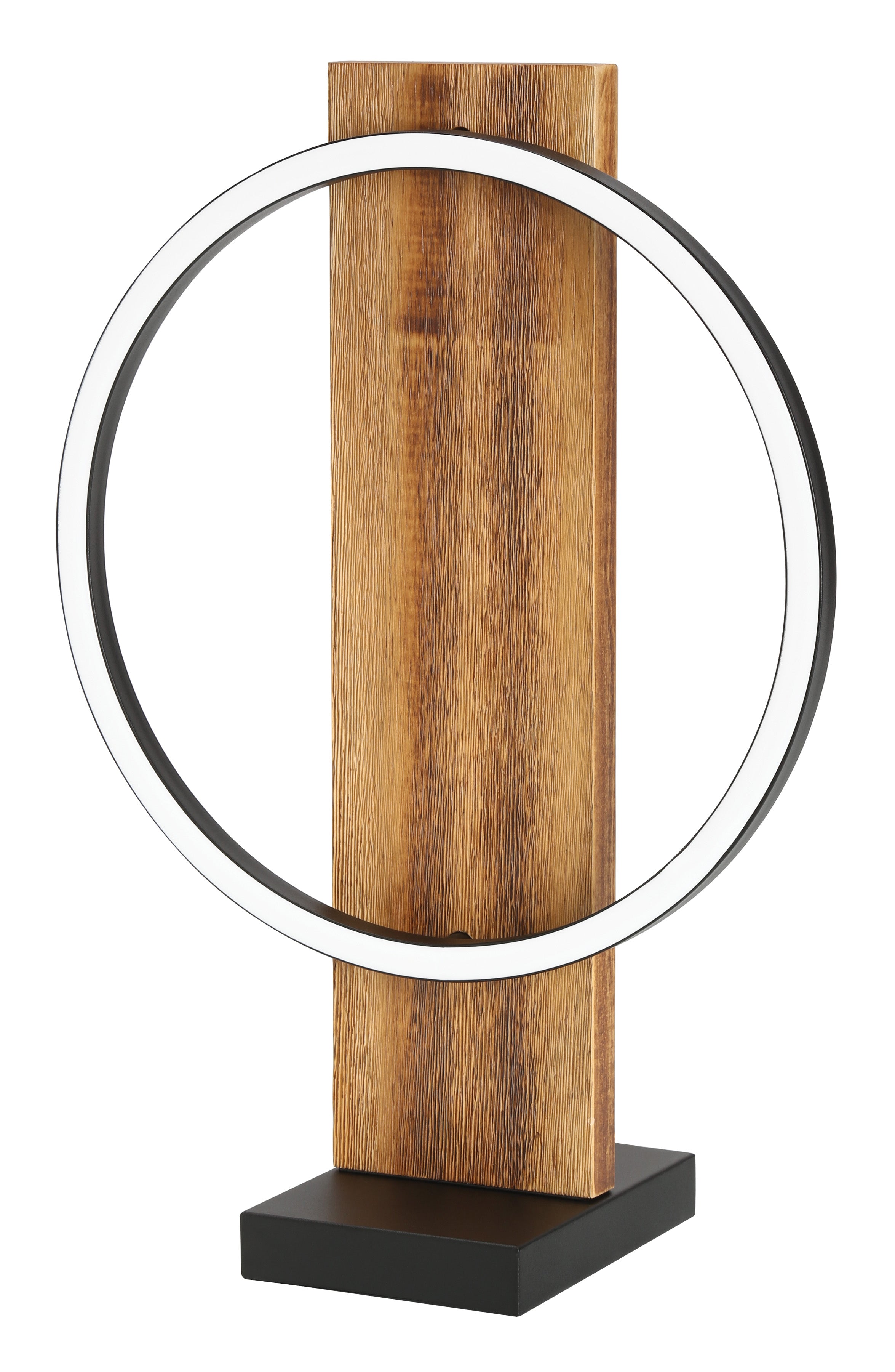 Boyal Table lamp Black, Wood INTEGRATED LED - 99457A | Eglo