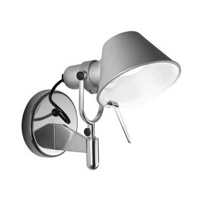 TOLOMEO Murale orientable Nickel DEL INTÉGRÉ - A043508 | ARTEMIDE