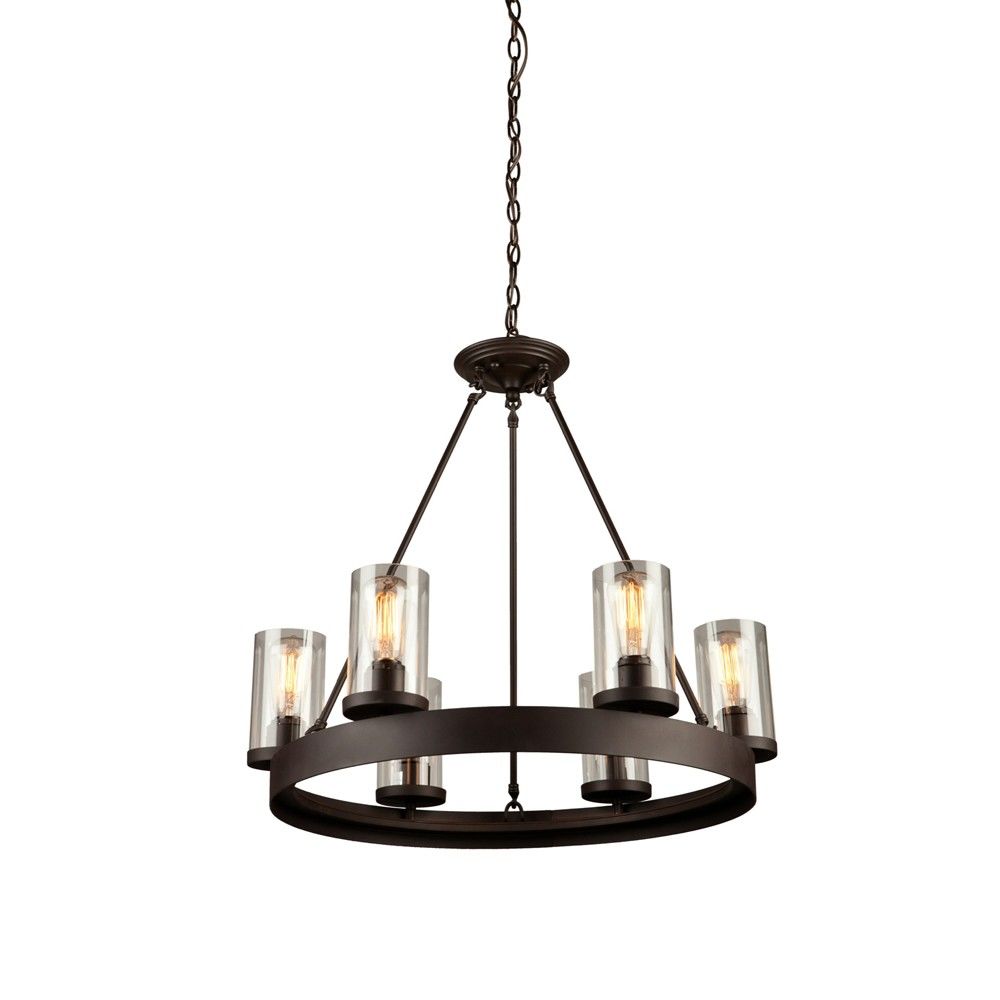Menlo Park Chandelier Bronze - AC10006 | ARTCRAFT