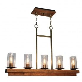 Legno Rustico Chandelier Or - AC10145BB | ARTCRAFT