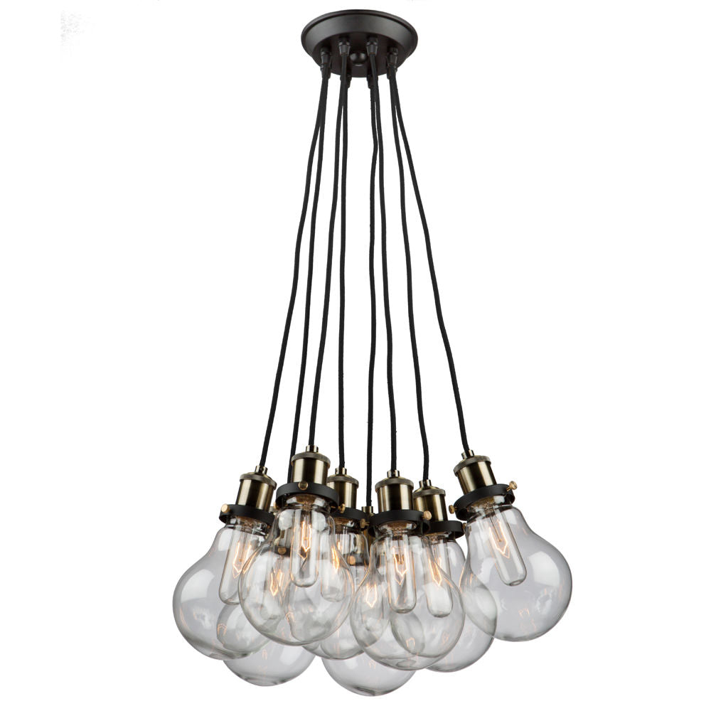 Edison Suspension Or, Noir - AC10488 | ARTCRAFT