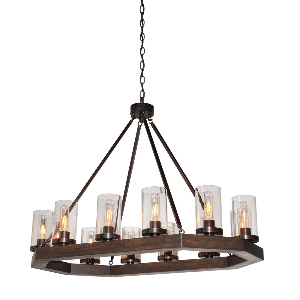 Jasper Park Chandelier Bronze - AC10542BU | ARTCRAFT