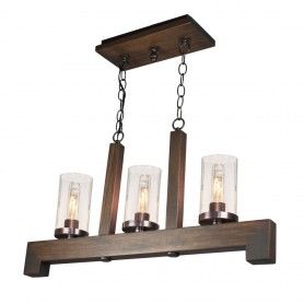 Jasper Park Suspension linéaire Bronze - AC10563BU | ARTCRAFT