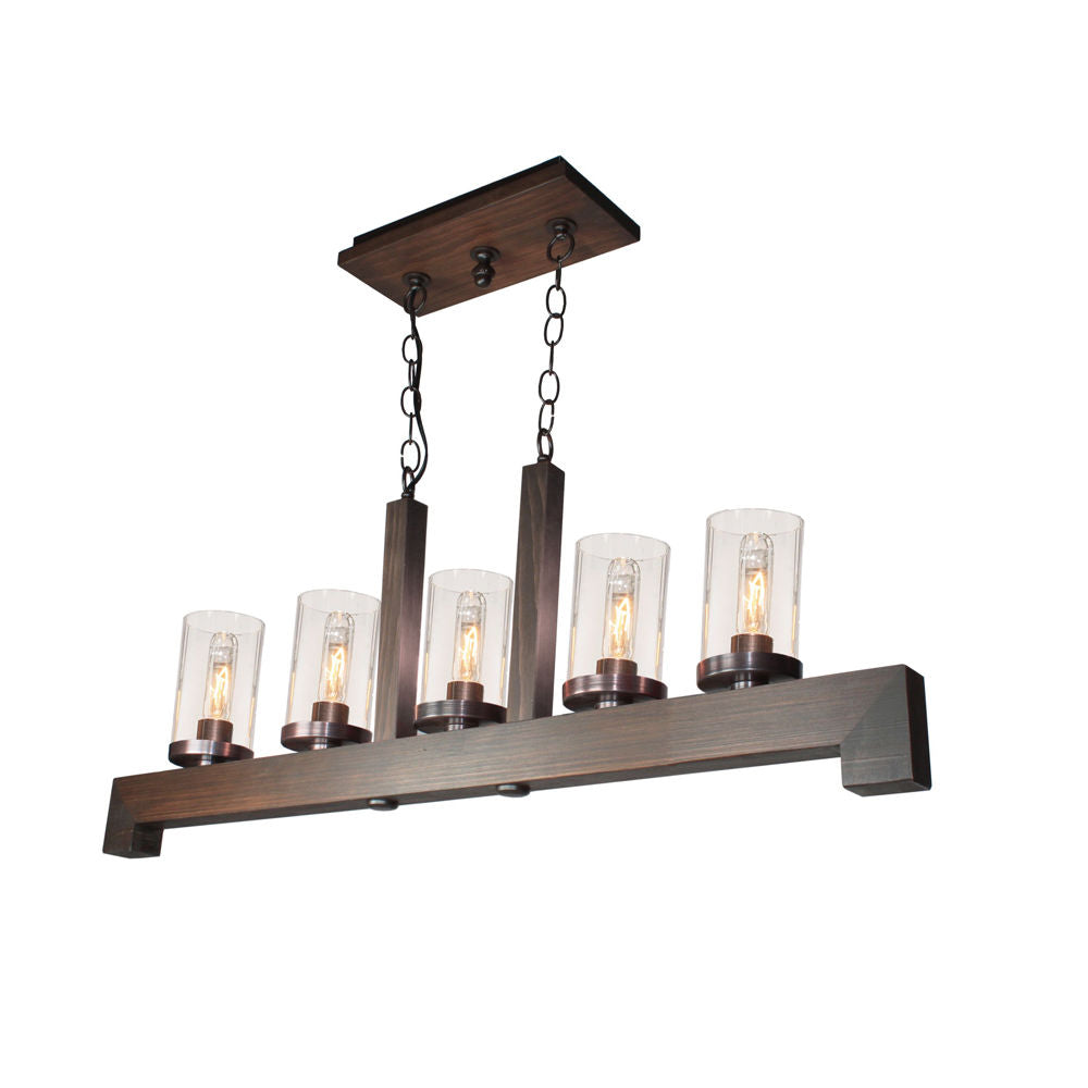 Jasper Park Suspension linéaire Bronze - AC10565BU | ARTCRAFT