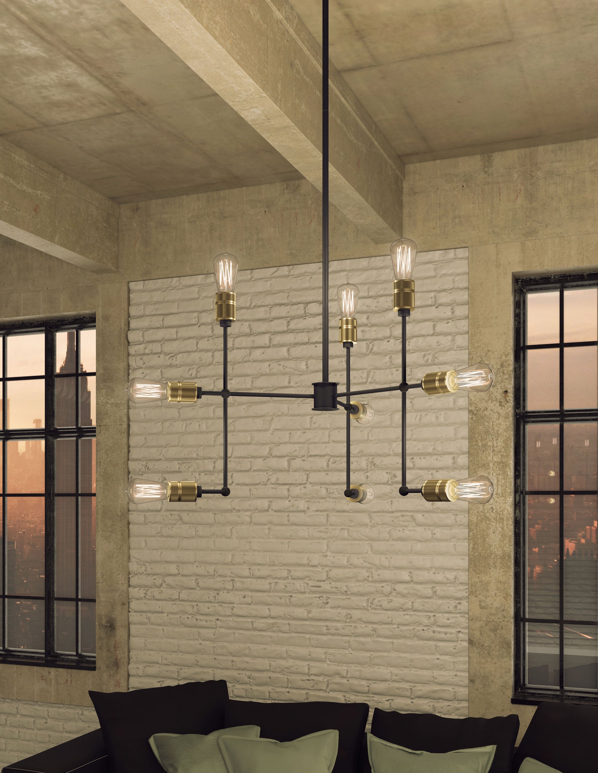 Jersey Chandelier Or - AC10589VB | ARTCRAFT