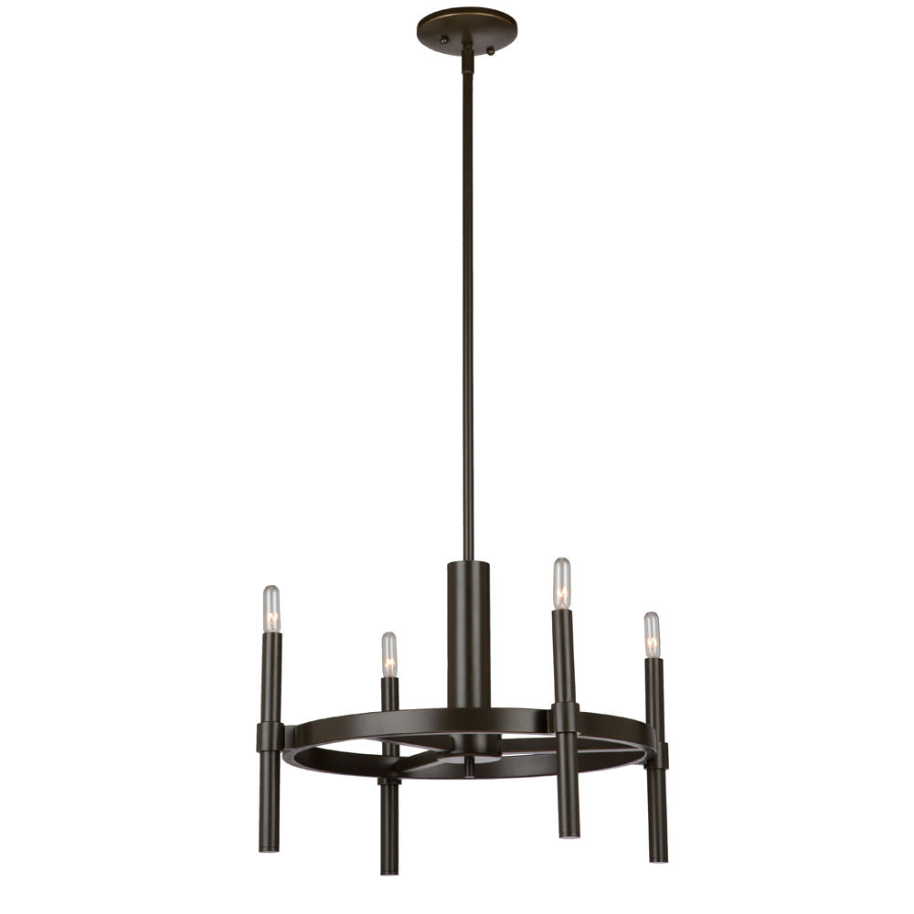 Encore Chandelier Bronze - AC10665OB | ARTCRAFT