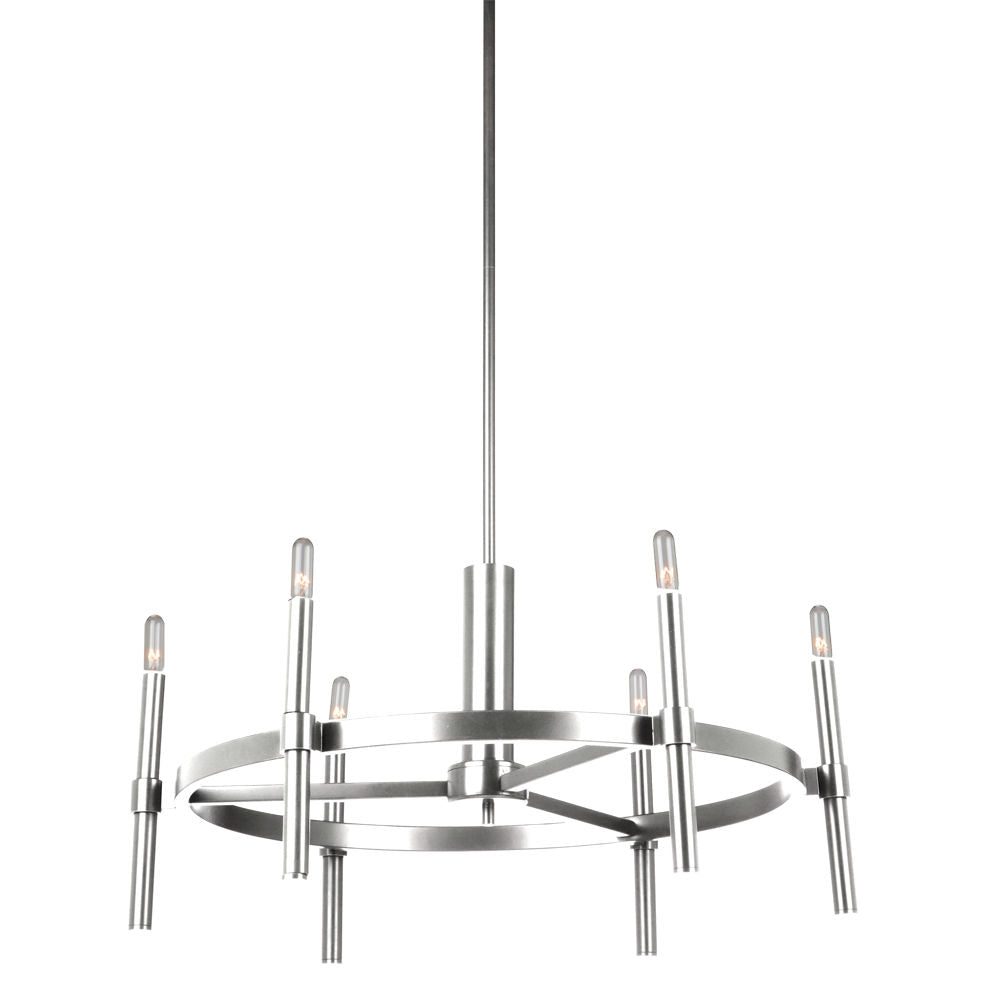 Encore Chandelier Nickel - AC10666PN | ARTCRAFT