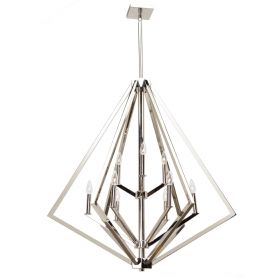 Breezy Point Chandelier Nickel - AC10689PN | ARTCRAFT