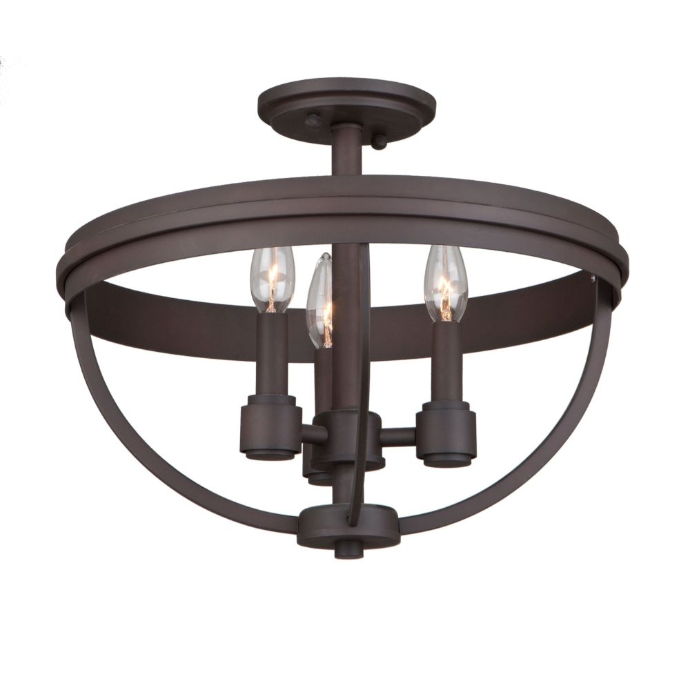 Roxbury Semi-plafonnier Bronze - AC10693OB | ARTCRAFT