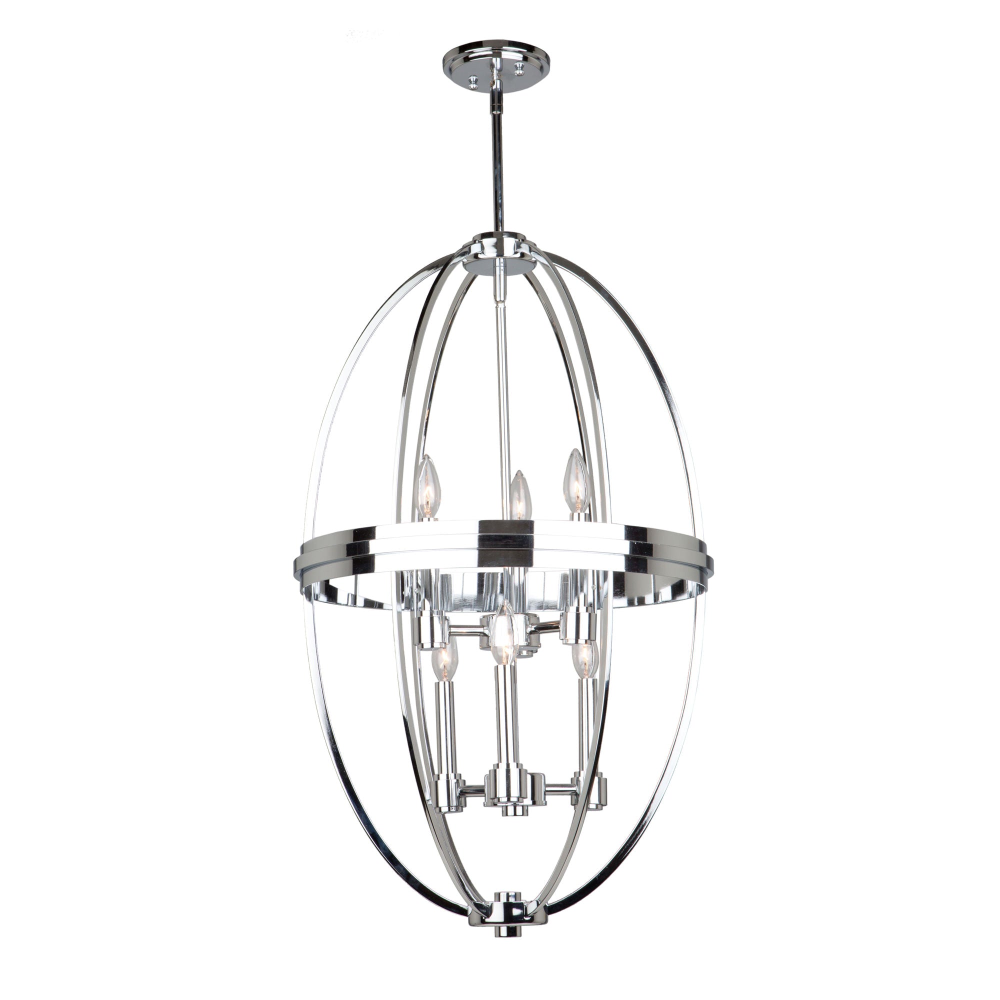 Roxbury Chandelier Chrome - AC10696CH | ARTCRAFT
