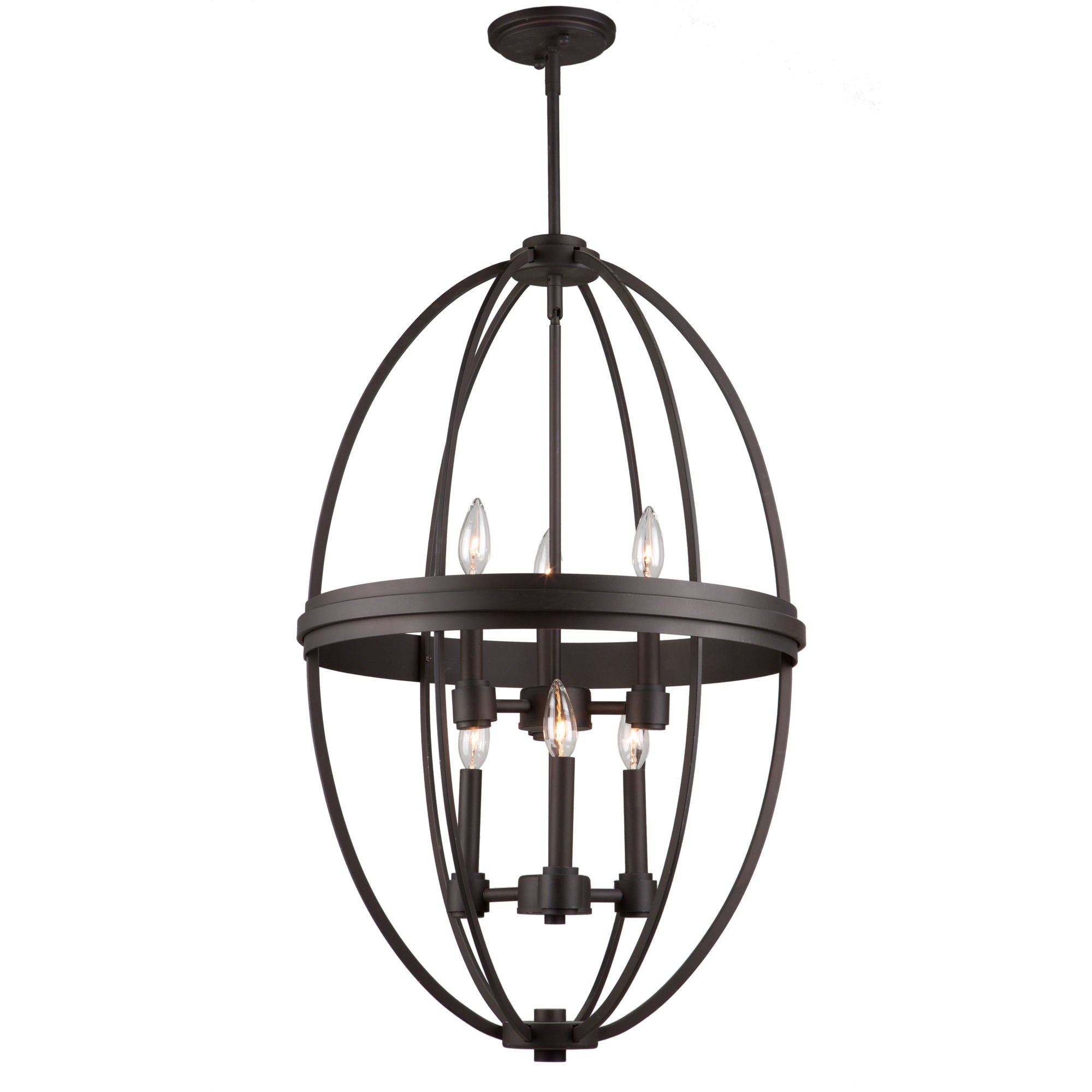 Roxbury Chandelier Bronze - AC10696OB | ARTCRAFT