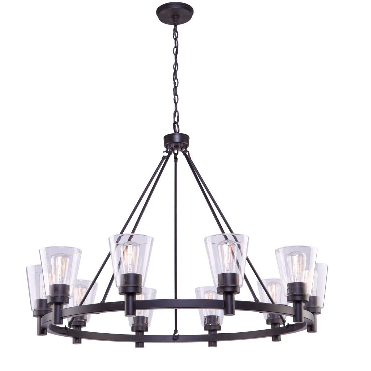 Clarence Chandelier Bronze - AC10760OB | ARTCRAFT