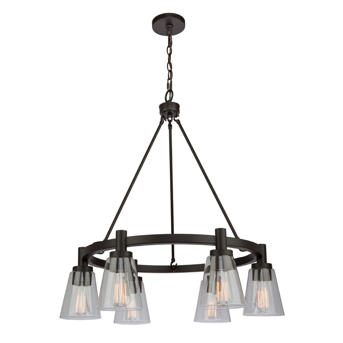 Clarence Chandelier Bronze - AC10765OB | ARTCRAFT