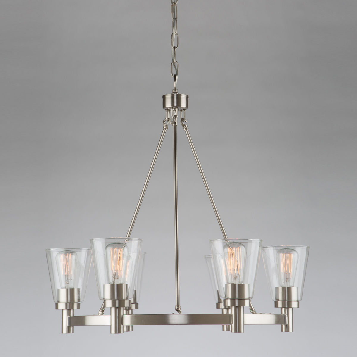 Clarence Chandelier Nickel - AC10766BN | ARTCRAFT
