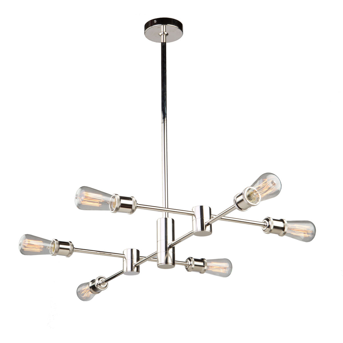 Tribeca Chandelier Nickel - AC10786PN | ARTCRAFT