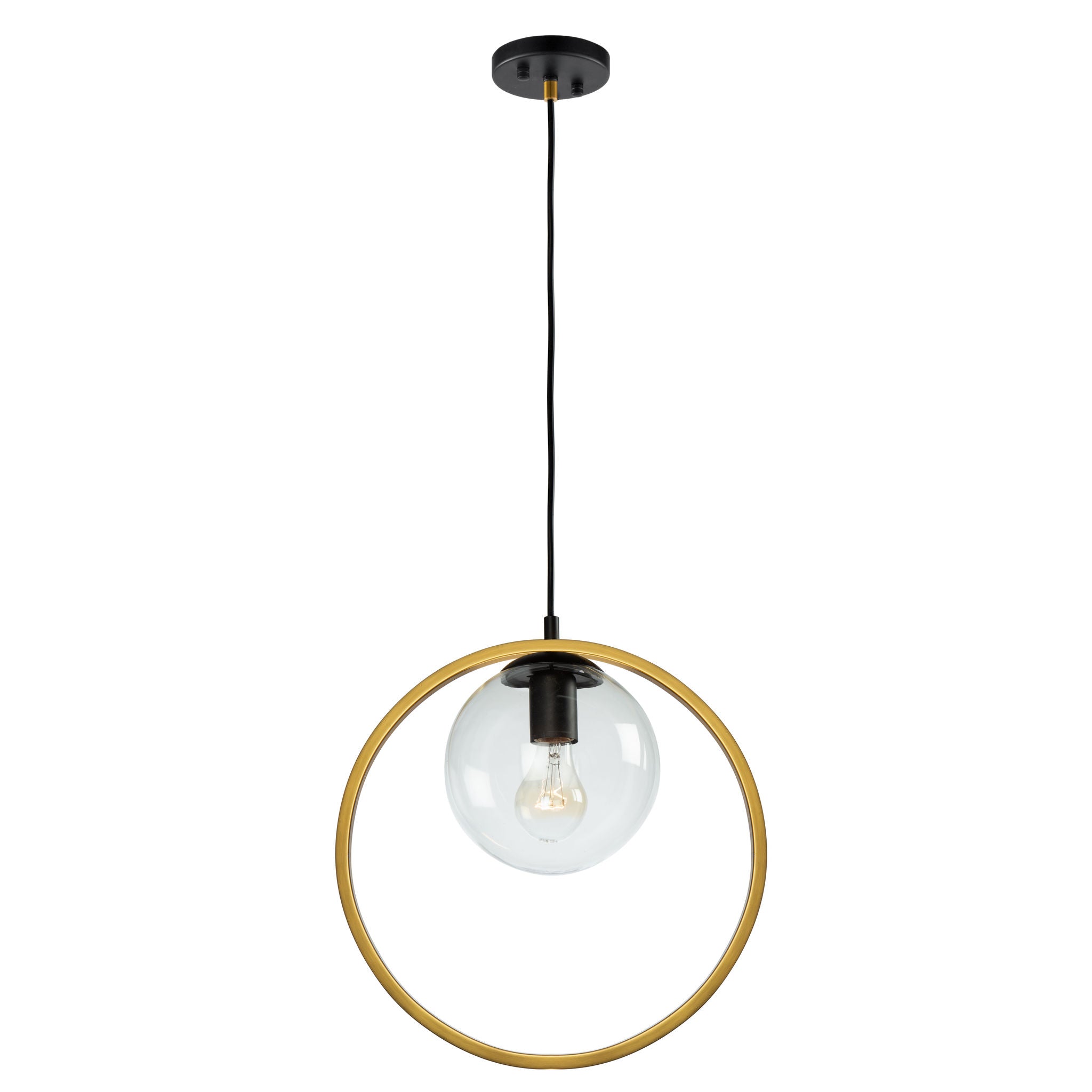 Lugano Pendant Gold, Black - AC10890VB | ARTCRAFT