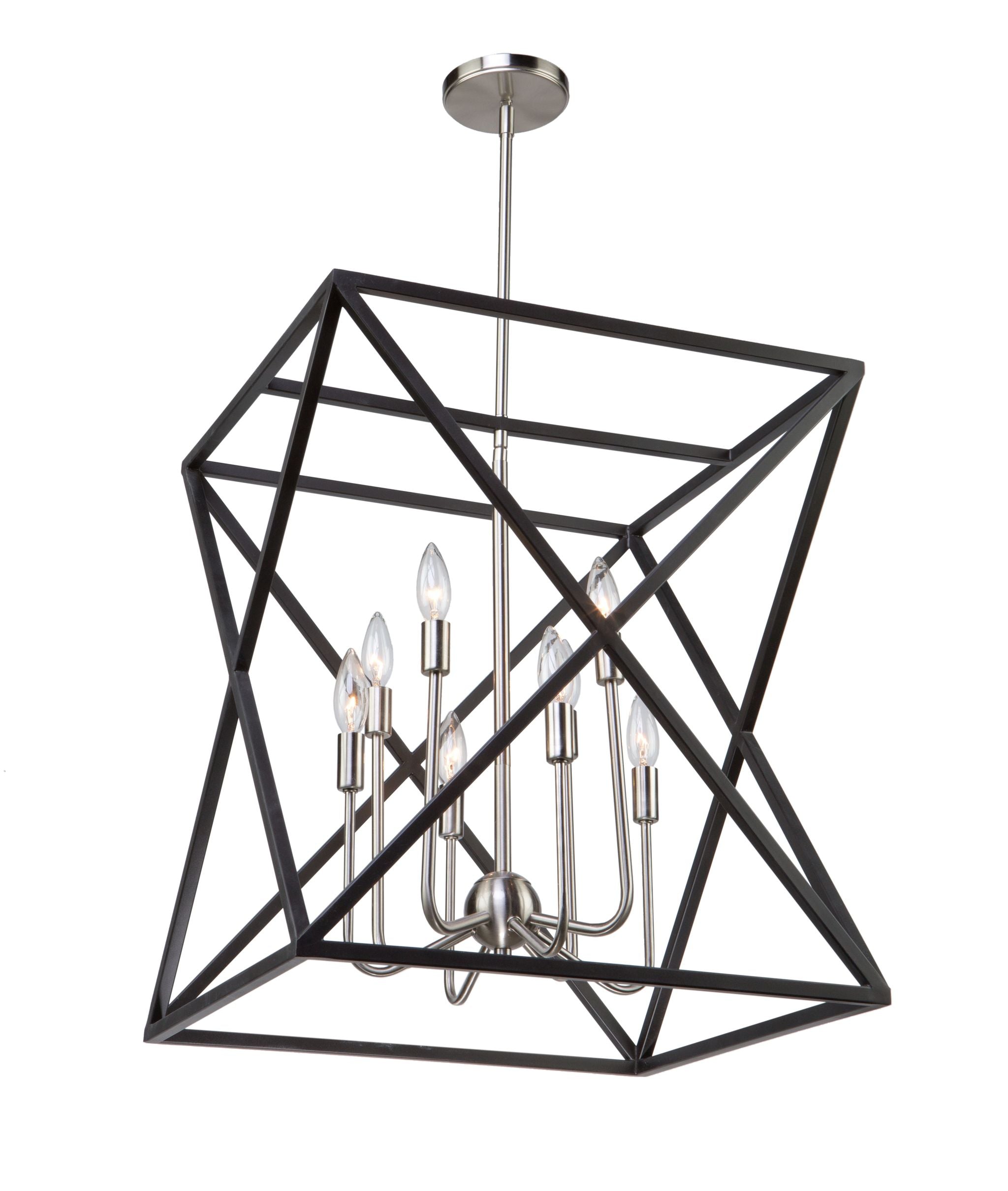 Elements Chandelier Nickel, Noir - AC11042 | ARTCRAFT