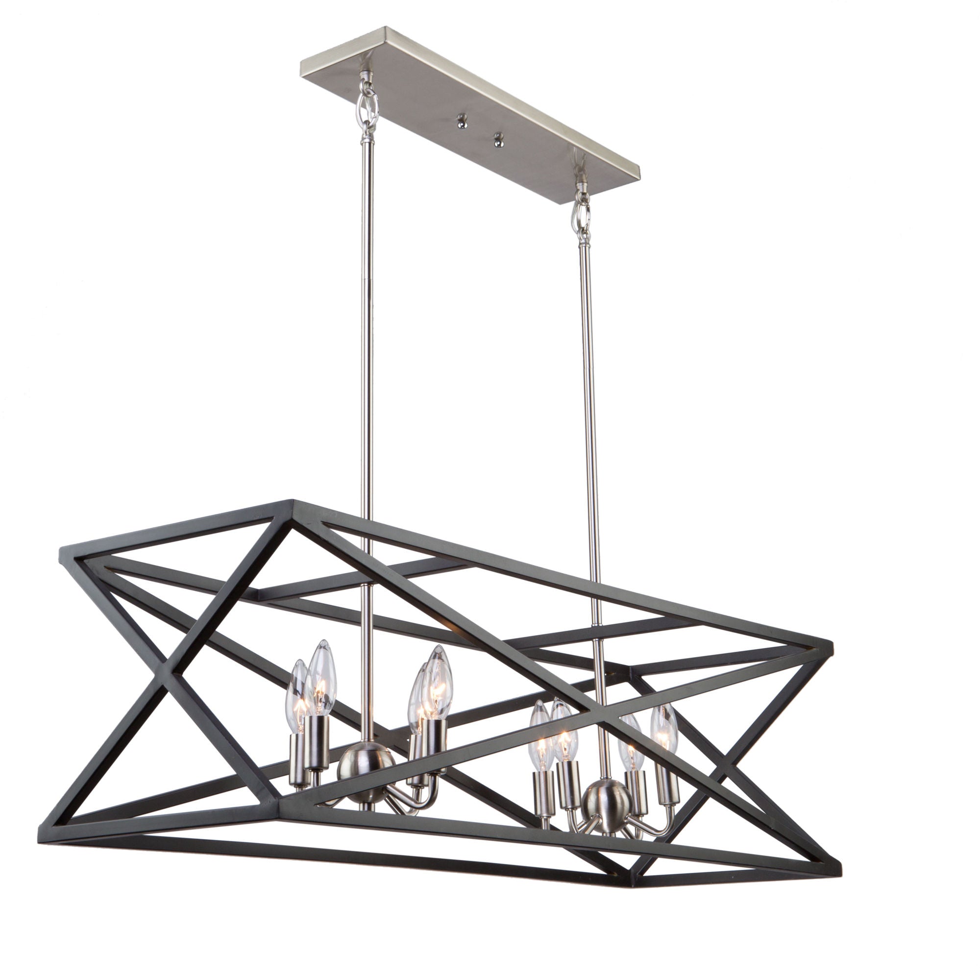Elements Chandelier Nickel, Noir - AC11045 | ARTCRAFT
