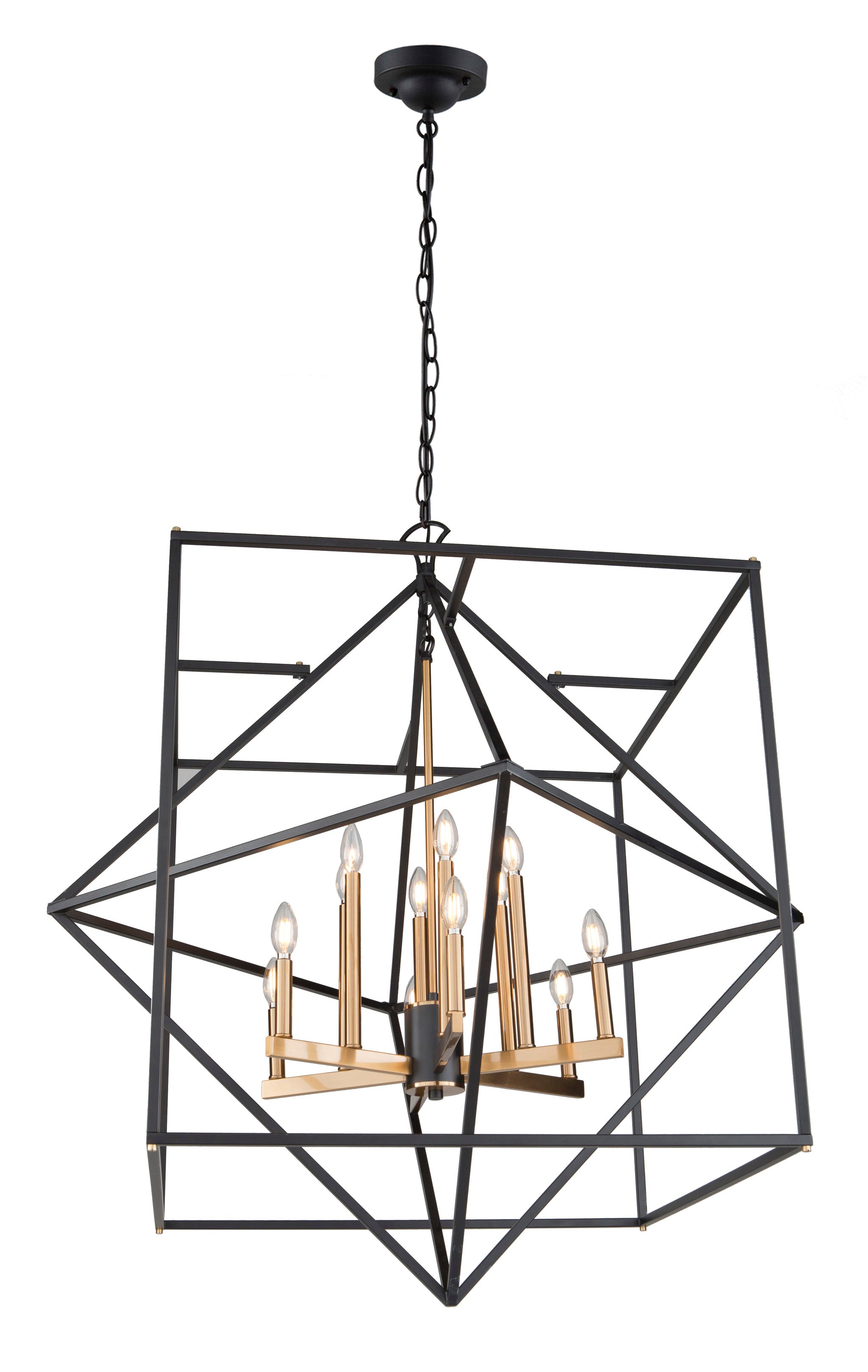Roxton Chandelier Or, Noir - AC11202 | ARTCRAFT