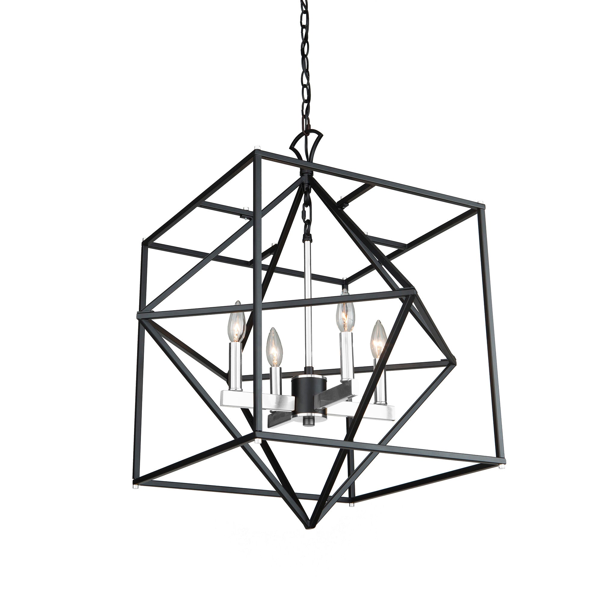 Roxton Chandelier Nickel, Noir - AC11204PN | ARTCRAFT