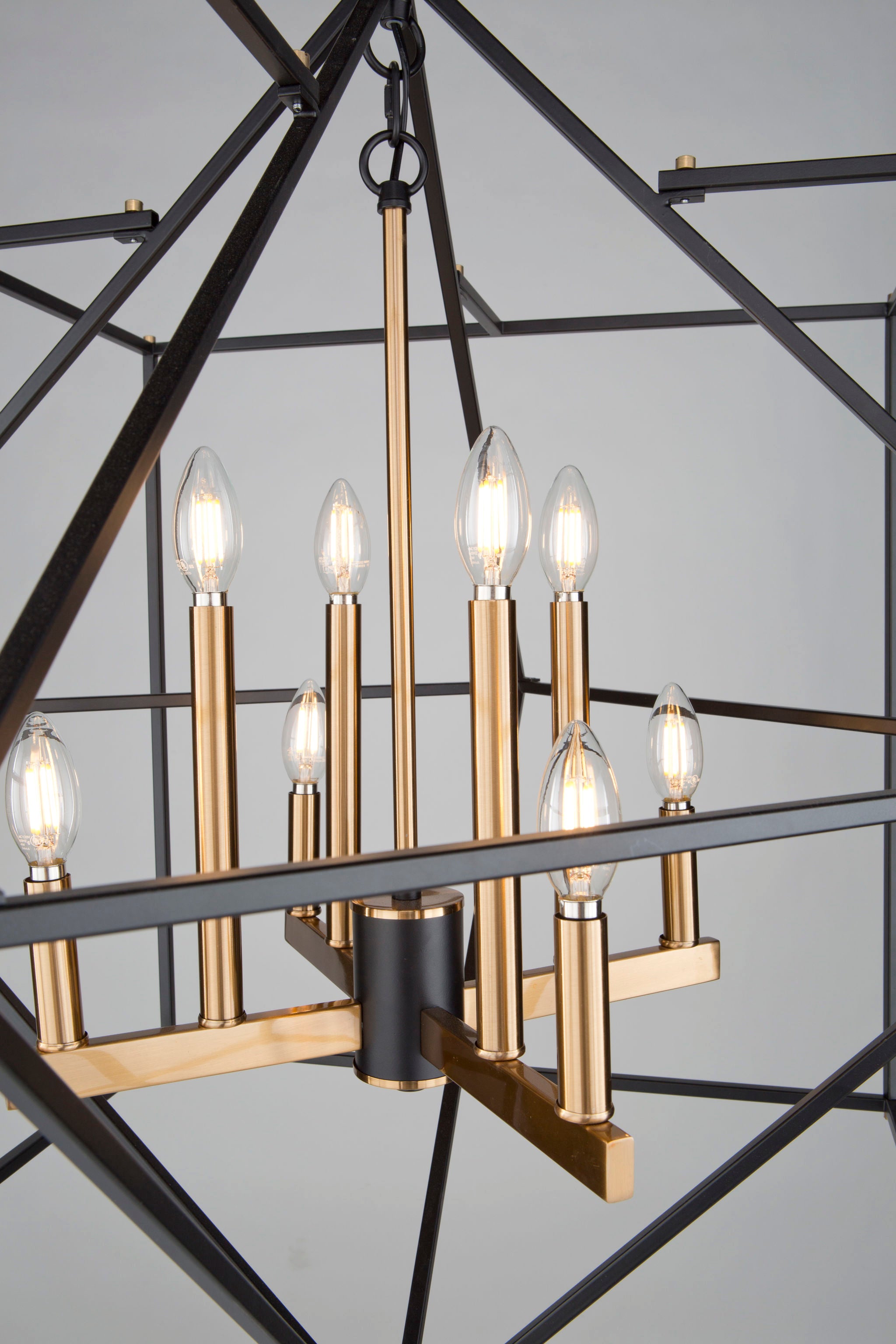 Roxton Chandelier Or, Noir - AC11208 | ARTCRAFT